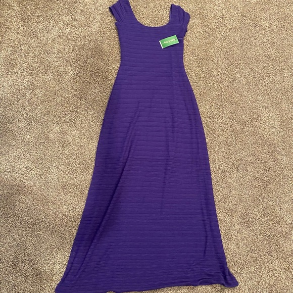 NWT Lilly Pulitzer Ramsey Maxi Dress XS Plum - Picture 2 of 5